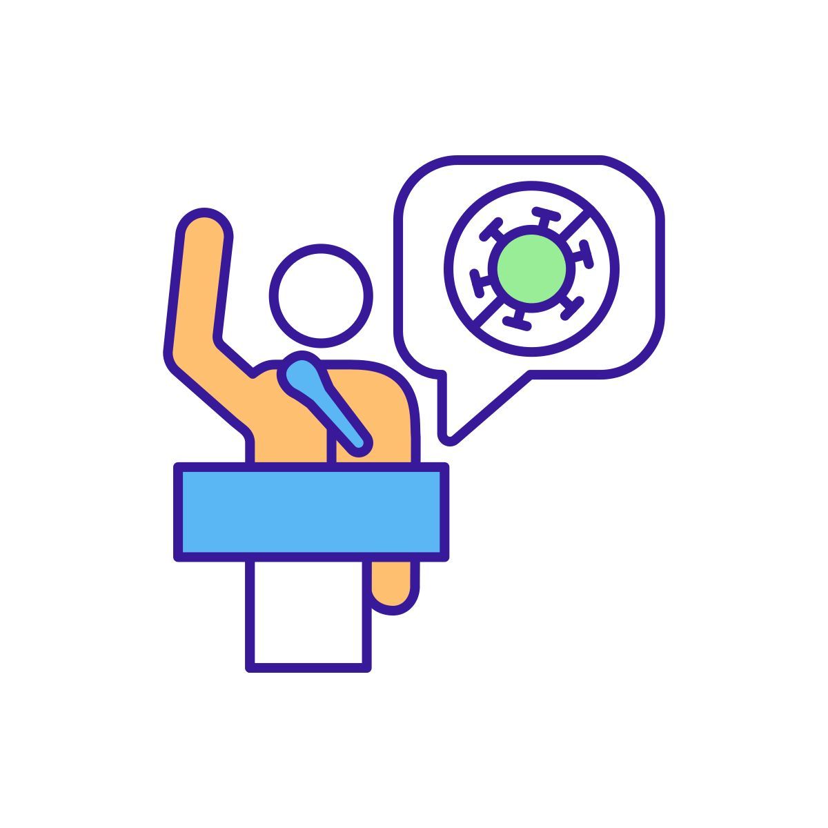 vaccination promotion icon