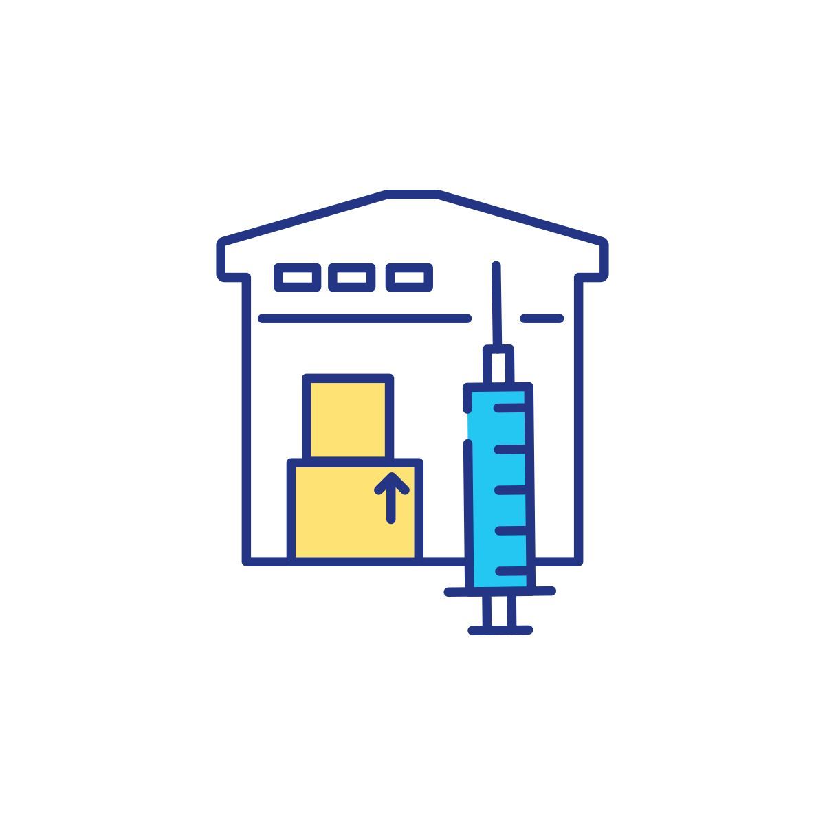 vaccine distribution icon