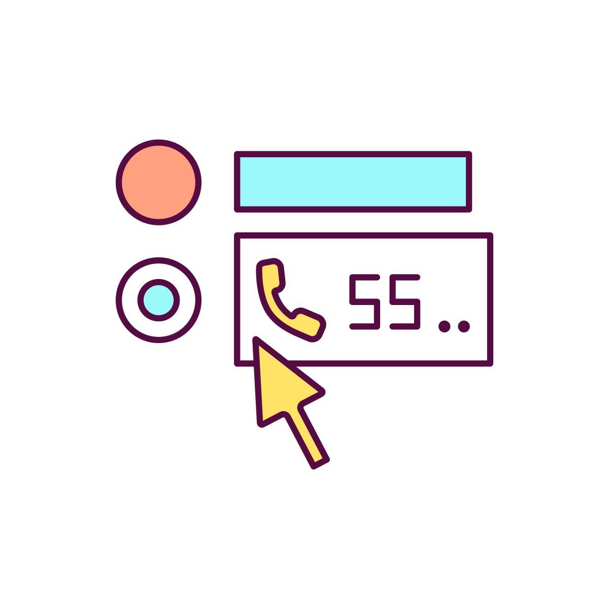 verification of phone number icon