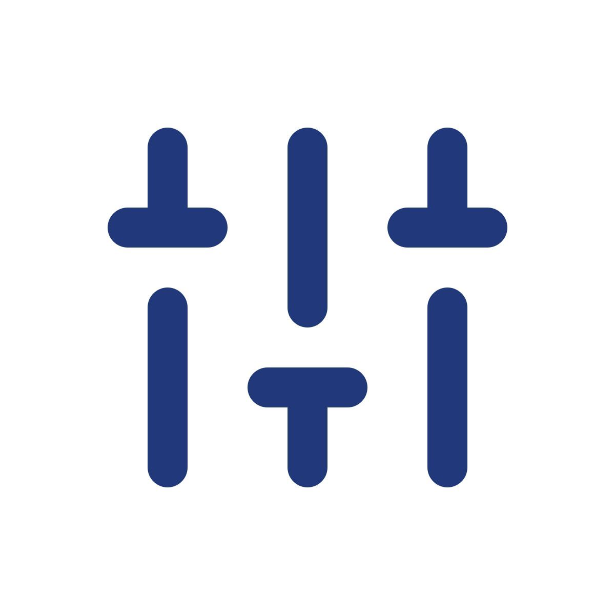 réglage vertical icon