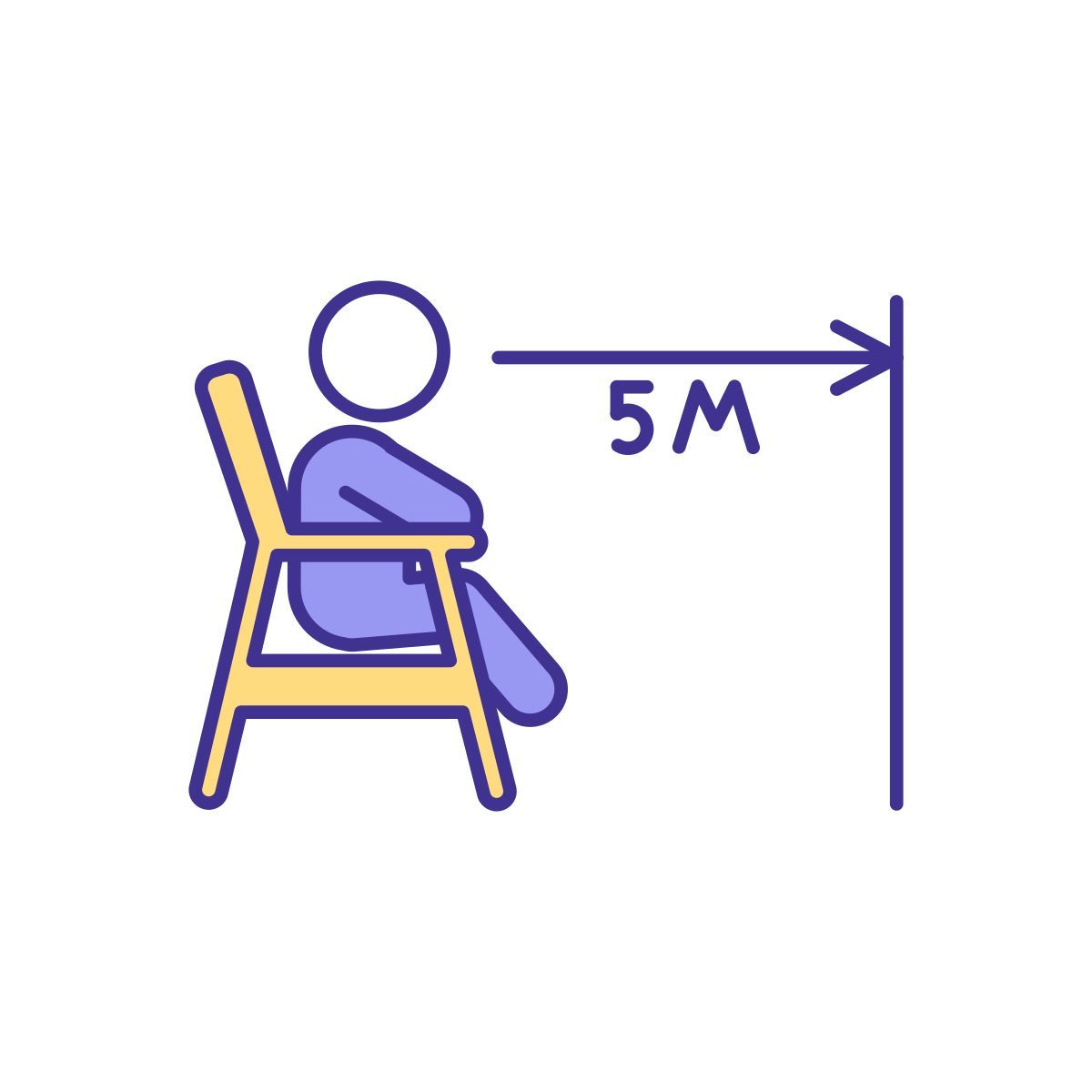 vision distance check icon