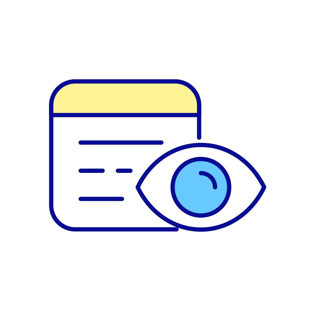webpage monitoring icon