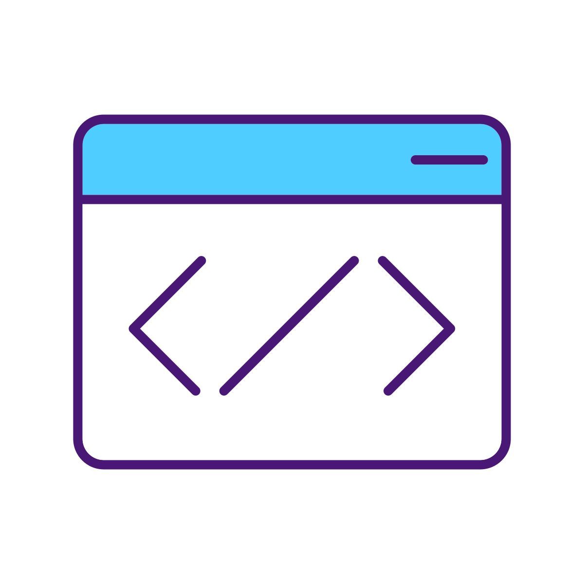 website source code icon