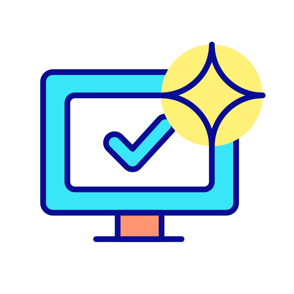 well running computer icon