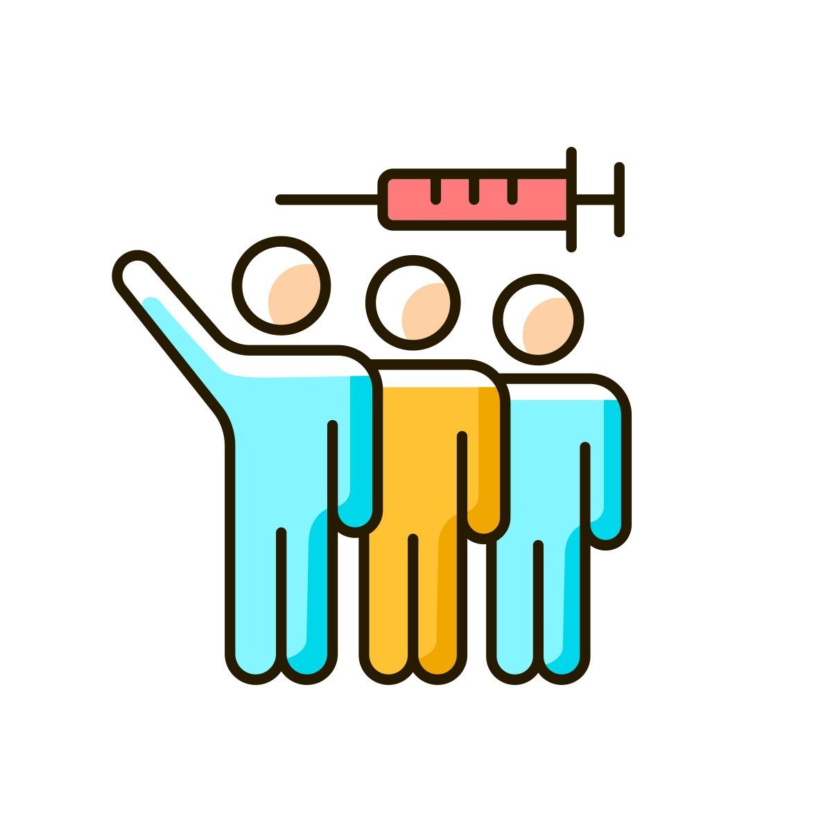 volunteer testing icon