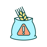 external Agricultural-Diseases-hunger-and-food-security-filled-color-icons-papa-vector icon