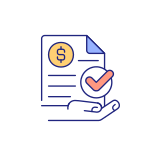 external Approved-Payment-company-budgeting-filled-color-icons-papa-vector icon