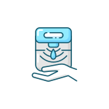 external Automatic-Hand-Sanitizer-sanitizers-filled-color-icons-papa-vector icon