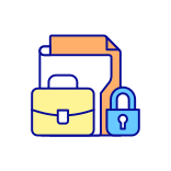 external Business-Files-employee-monitoring-filled-color-icons-papa-vector icon