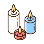 external Candle-hygge-filled-color-icons-papa-vector icon