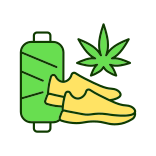 external Cannabis-Shoes-cannabis-filled-color-icons-papa-vector icon