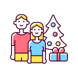 external Christmas-romance-filled-color-icons-papa-vector icon