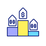external Competitive-Prices-pricing-principles-and-strategies-filled-color-icons-papa-vector icon