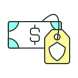 external Deposit-Insurance-dealing-with-inflation-filled-color-icons-papa-vector icon