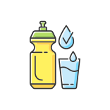 external Drinking-Enough-Water-healthy-habits-filled-color-icons-papa-vector icon
