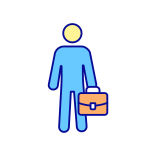 external Employee-employee-monitoring-filled-color-icons-papa-vector-2 icon