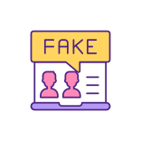 external Fake-Profile-Photos-On-Dating-Website-online-dating-filled-color-icons-papa-vector icon