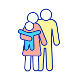 external Family-RGB-color-icon-helping-refugees-filled-color-icons-papa-vector icon