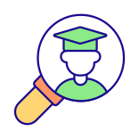 external Finding-Prospective-Student-For-University-student-mental-health-filled-color-icons-papa-vector icon