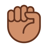 external Fist-hand-gesture-filled-color-icons-papa-vector-3 icon