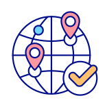 external Global-Distribution-disease-monitoring-filled-color-icons-papa-vector icon