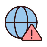 external Global-Error-warning-filled-color-icons-papa-vector icon