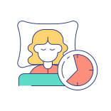 external Healthy-Sleep-life-balance-and-biological-rhythms-filled-color-icons-papa-vector icon
