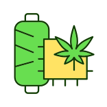 external Hemp-cannabis-filled-color-icons-papa-vector icon