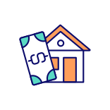 external Home-Buying-Process-wealth-management-filled-color-icons-papa-vector icon
