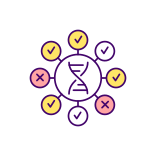 external Human-DNA-Testing-genetic-diseases-filled-color-icons-papa-vector icon