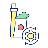 external Industrial-Changes-business-process-and-banking-automation-filled-color-icons-papa-vector icon