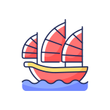 external Junk-Ship-china-filled-color-icons-papa-vector icon