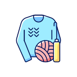 external Knitwear-Alteration-And-Repair-clothing-alteration-and-repair-service-filled-color-icons-papa-vector icon