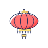 external Lantern-china-filled-color-icons-papa-vector icon