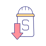 external Lower-Salt-Consumption-arthritis-filled-color-icons-papa-vector icon