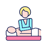 external Massage-massage-types-filled-color-icons-papa-vector-5 icon