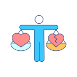 external Mental-Separation-divorce-filled-color-icons-papa-vector icon
