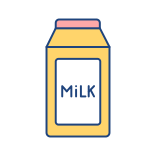 external Milk-food-issues-filled-color-icons-papa-vector icon