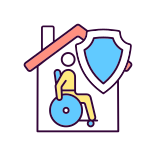 external Mortgage-insurance-filled-color-icons-papa-vector icon