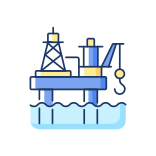 external Offshore-Oil-Platform-marine-industry-filled-color-icons-papa-vector icon
