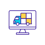 external Online-Tracking-warehouse-management-filled-color-icons-papa-vector icon