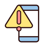 external Phone-Warning-warning-filled-color-icons-papa-vector icon