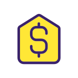 external Price-Tag-banking-filled-color-icons-papa-vector icon
