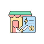 external Reduce-Incentive-small-business-filled-color-icons-papa-vector icon