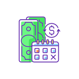 external Regular-Payments-pawn-shop-filled-color-icons-papa-vector icon