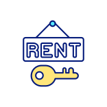 external Renting-Residential-Property-future-office-filled-color-icons-papa-vector icon