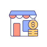 external Revenue-company-budgeting-filled-color-icons-papa-vector icon
