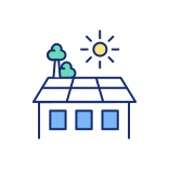 external Rooftop-Recreational-Area-workplace-wellness-filled-color-icons-papa-vector icon