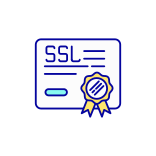 external SSL-Certificate-creating-websites-filled-color-icons-papa-vector icon