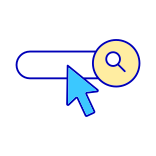 external Searching-For-Information-On-Internet-business-analytics-and-intelligence-filled-color-icons-papa-vector icon